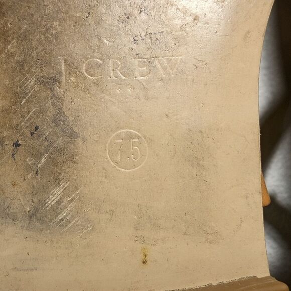 J Crew Tan leather sandals Sz 7.5 - Picture 9 of 10